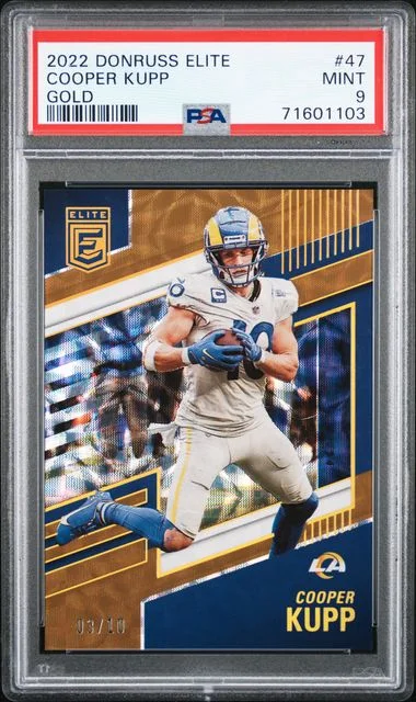 2022 Panini Donruss Cooper Kupp Elite Gold #47 card image