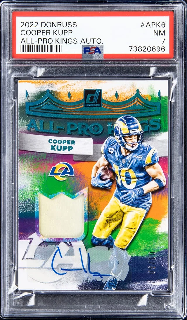 2022 Panini Donruss Cooper Kupp All-Pro Kings Autograph #APK6 card image