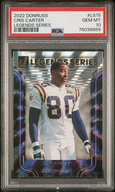 2022 Panini Donruss Cris Carter Legends Series #Ls15 card image