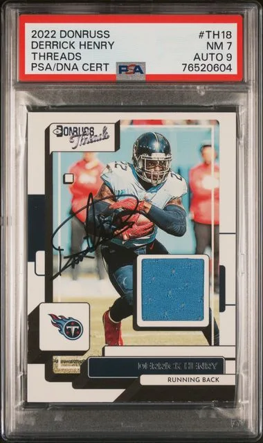 2022 Panini Donruss Derrick Henry Threads #Th18 card image