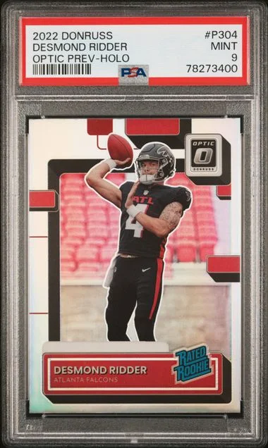 2022 Panini Donruss Desmond Ridder #P304 card image