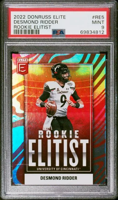 2022 Panini Donruss Desmond Ridder Elite Elitist #RE-5 card image
