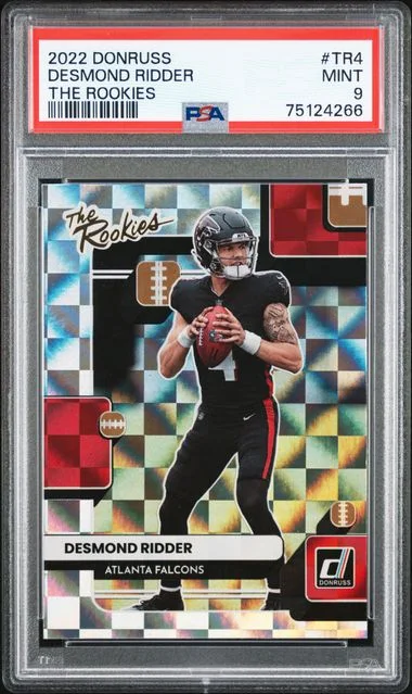 2022 Panini Donruss Desmond Ridder The Rookies #Tr4 card image