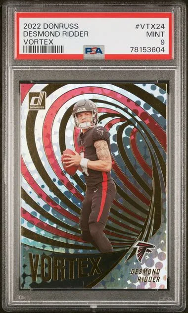 2022 Panini Donruss Desmond Ridder Vortex #Vtx24 card image