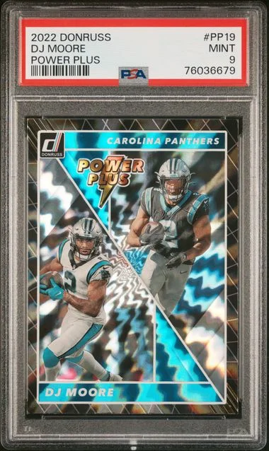 2022 Panini Donruss Dj Moore Power Plus #Pp19 card image
