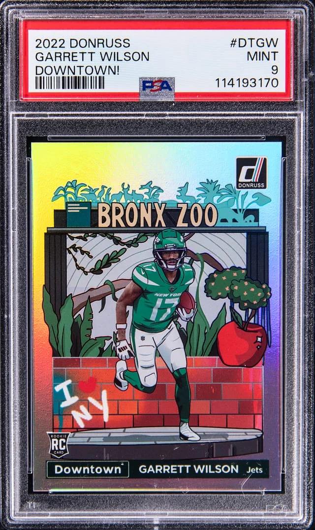 2022 Panini Donruss Downtown! DT-GW Garrett Wilson #no-number card image