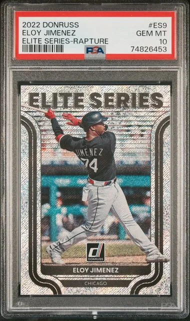 2022 Panini Donruss Eloy Jimenez Elite Series Rapture #ES-9 card image