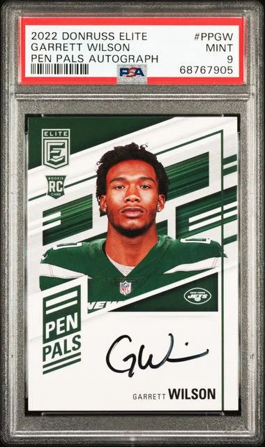 2022 Panini Donruss Garrett Wilson Elite Pen Pals Autographs #PP-GW card image