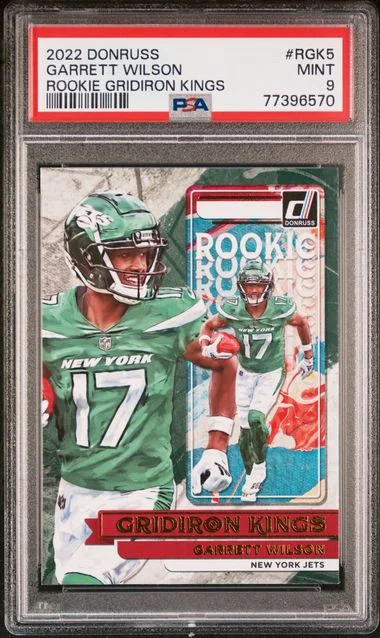 2022 Panini Donruss Garrett Wilson Gridiron Kings #Rgk5 card image