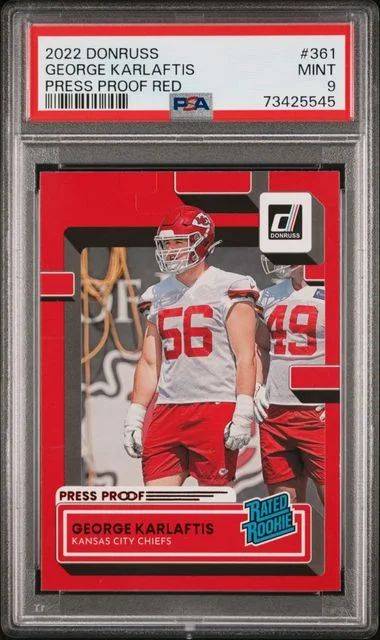 2022 Panini Donruss George Karlaftis #361 card image