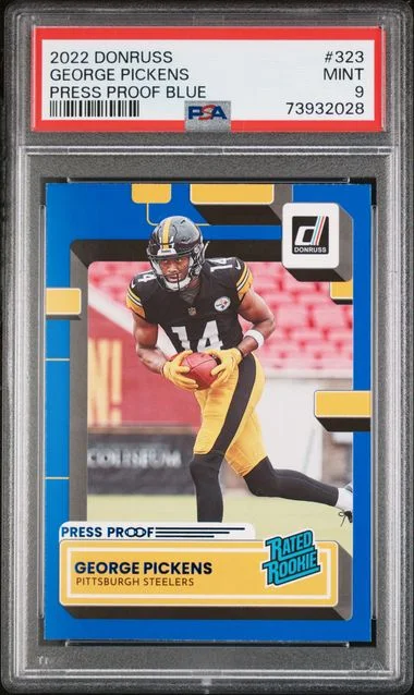 2022 Panini Donruss George Pickens #323 card image