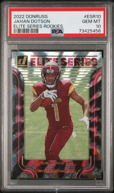 2022 Panini Donruss Jahan Dotson Elite Series Rookies #ESR-10 card image