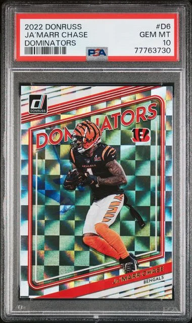2022 Panini Donruss Ja’Marr Chase Dominators #D6 card image