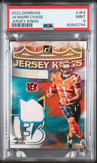 2022 Panini Donruss Ja'Marr Chase Jersey Kings #Jk4 card image