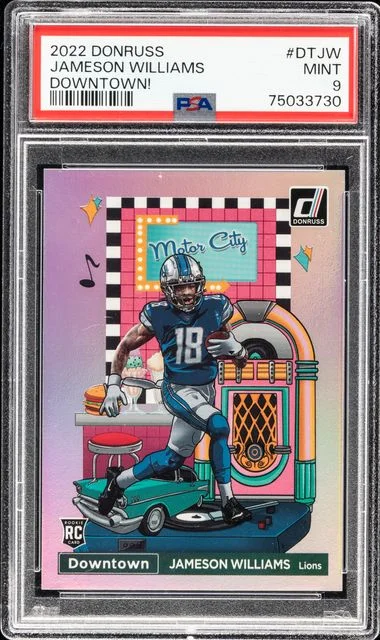 2022 Panini Donruss Jameson Williams Downtown #DT-JW card image