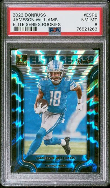 2022 Panini Donruss Jameson Williams Elite Series Rookies #Esr8 card image