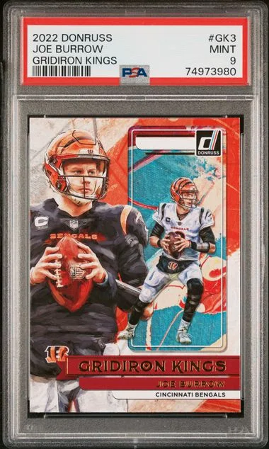 2022 Panini Donruss Joe Burrow Gridiron Kings #GK3 card image