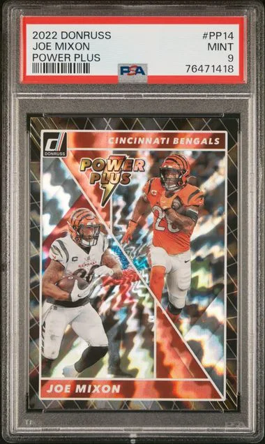 2022 Panini Donruss Joe Mixon Power Plus #PP14 card image