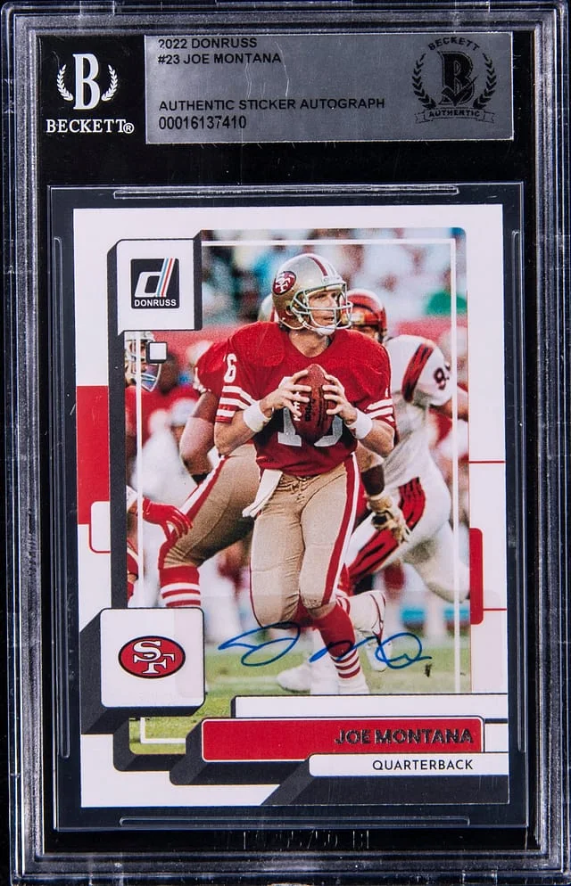 2022 Panini Donruss Joe Montana #23 card image