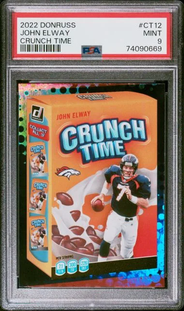 2022 Panini Donruss John Elway Crunch Time #CT-12 card image
