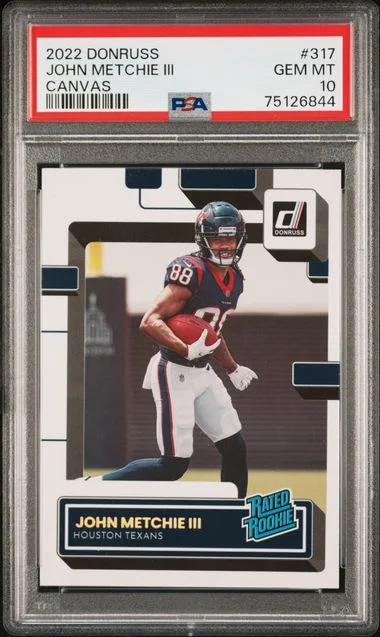 2022 Panini Donruss John Metchie III Canvas #317 card image