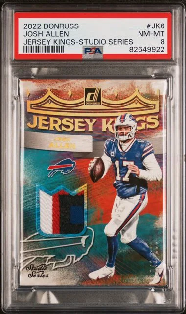 2022 Panini Donruss Josh Allen Jersey Kings Studio Series #JK6 card image