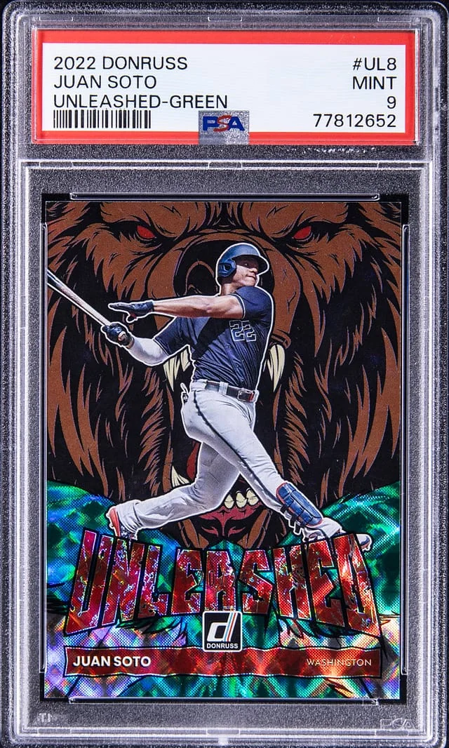 2022 Panini Donruss Juan Soto Unleashed Green #UL8 card image