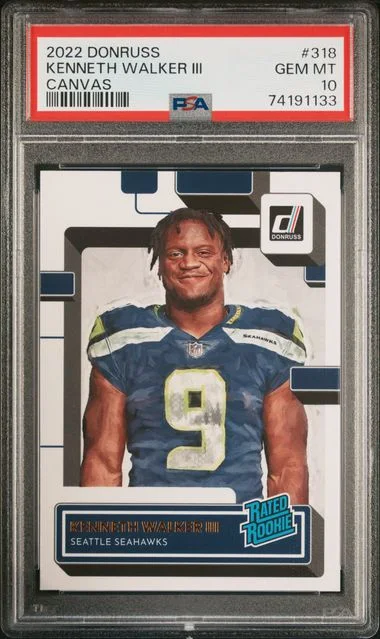 2022 Panini Donruss Kenneth Walker III #318 card image