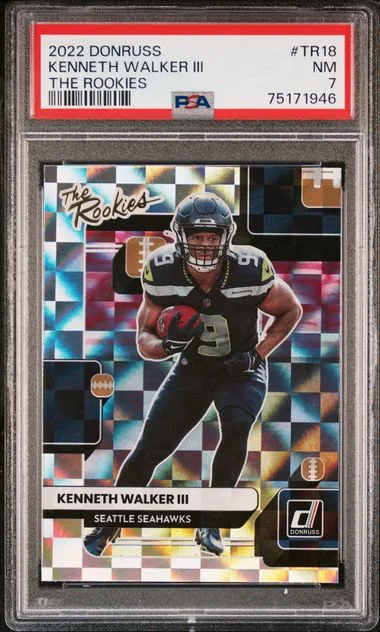 2022 Panini Donruss Kenneth Walker III The Rookies #TR-18 card image
