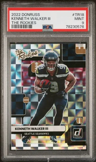 2022 Panini Donruss Kenneth Walker III The Rookies #TR18 card image