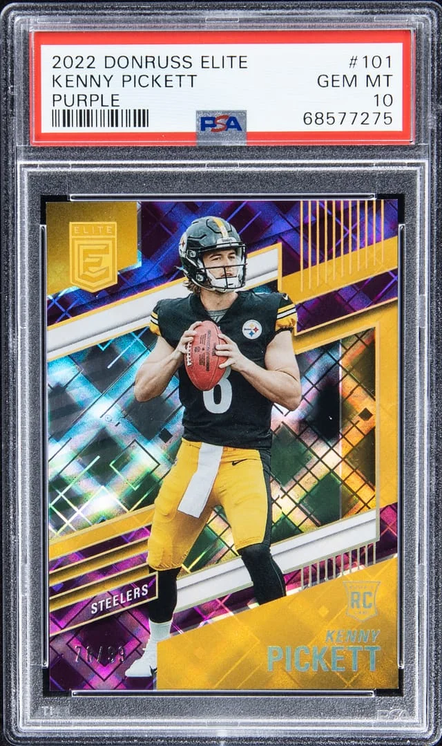 2022 Panini Donruss Kenny Pickett Elite Aspirations Stars #101 card image