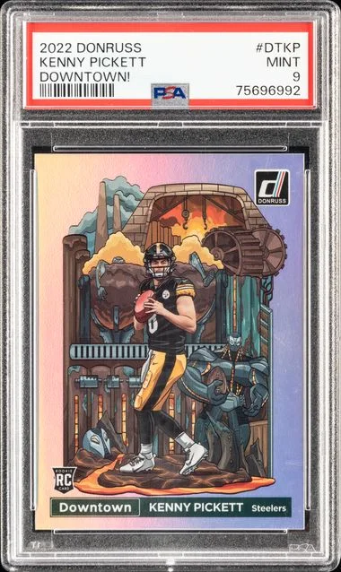 2022 Panini Donruss Kenny Pickett Downtown #DT-KP card image