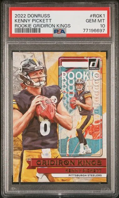 2022 Panini Donruss Kenny Pickett Gridiron Kings #RGK1 card image