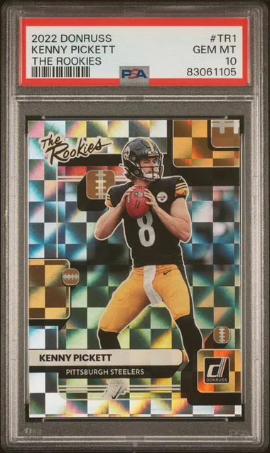 2022 Panini Donruss Kenny Pickett The Rookies #TR1 card image