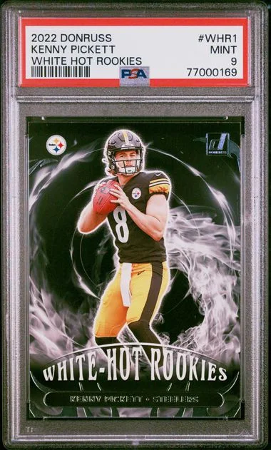 2022 Panini Donruss Kenny Pickett White Hot Rookies #WHR1 card image