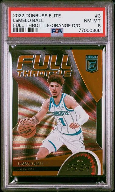 2022 Panini Donruss Lamelo Ball Elite Full Throttle #3 card image