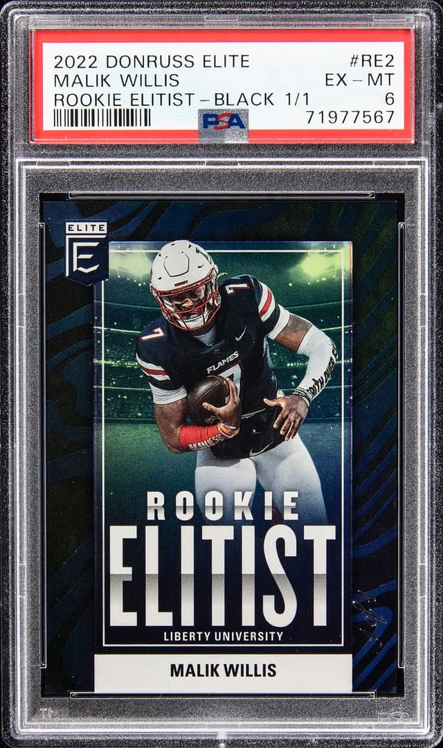 2022 Panini Donruss Malik Willis Elite Elitist Black #RE-2 card image