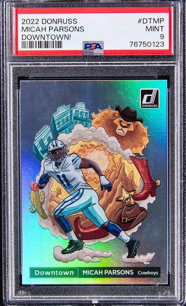 2022 Panini Donruss Micah Parsons Downtown! #DT-MP card image