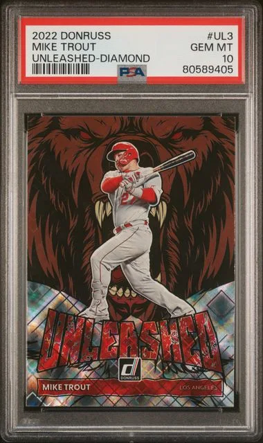 2022 Panini Donruss Mike Trout Unleashed Diamond #Ul3 card image