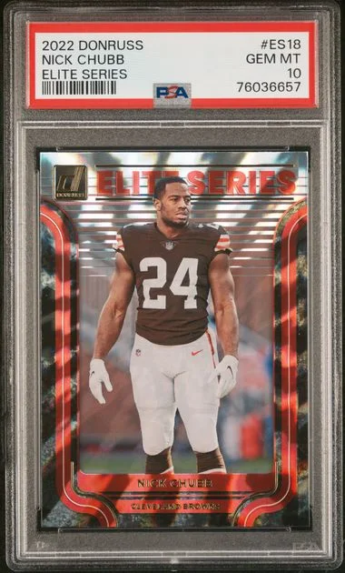 2022 Panini Donruss Nick Chubb Elite Series #Es18 card image