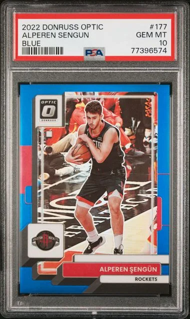 2022 Panini Donruss Optic Alperen Sengun Blue #177 card image