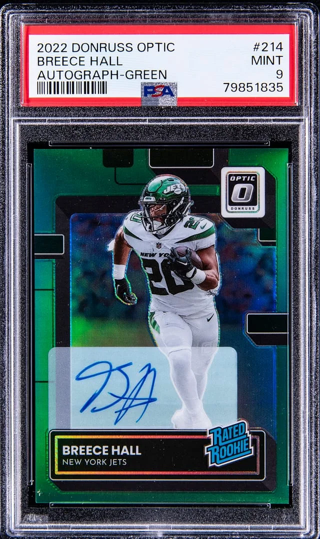 2022 Panini Donruss Optic Breece Hall #214 card image