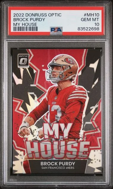 2022 Panini Donruss Optic Brock Purdy My House #MH-10 card image