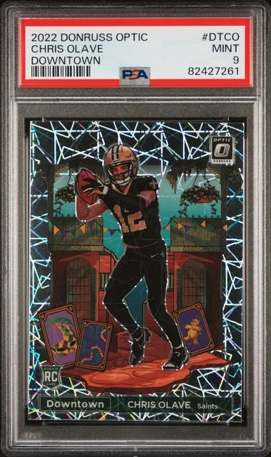 2022 Panini Donruss Optic Chris Olave Downtown #DTCO card image