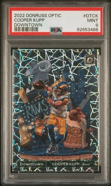 2022 Panini Donruss Optic Cooper Kupp Downtown #DT-CK card image