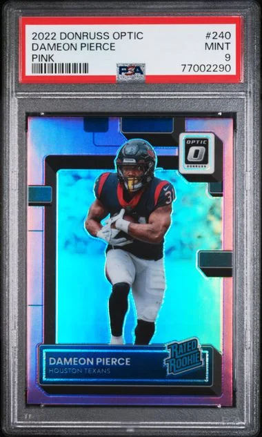 2022 Panini Donruss Optic Dameon Pierce #240 card image