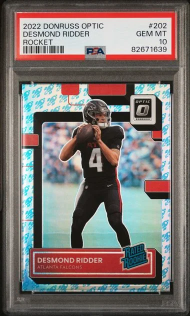 2022 Panini Donruss Optic Desmond Ridder Pink Velocity #202 card image