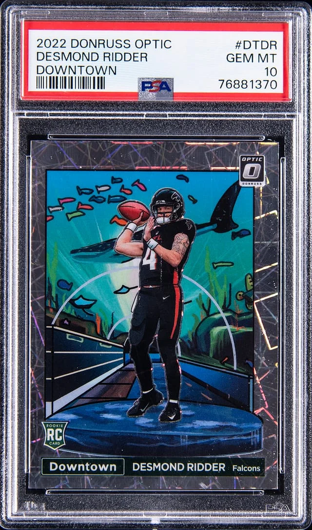 2022 Panini Donruss Optic Desmond Ridder Downtown Gold #DT-DR card image