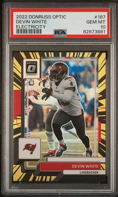 2022 Panini Donruss Optic Devin Electricity #187 card image