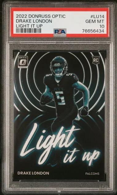 2022 Panini Donruss Optic Drake London Light It Up #LU14 card image
